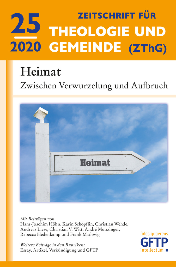 Coverbild der Buchausgabe Bd.25/2020